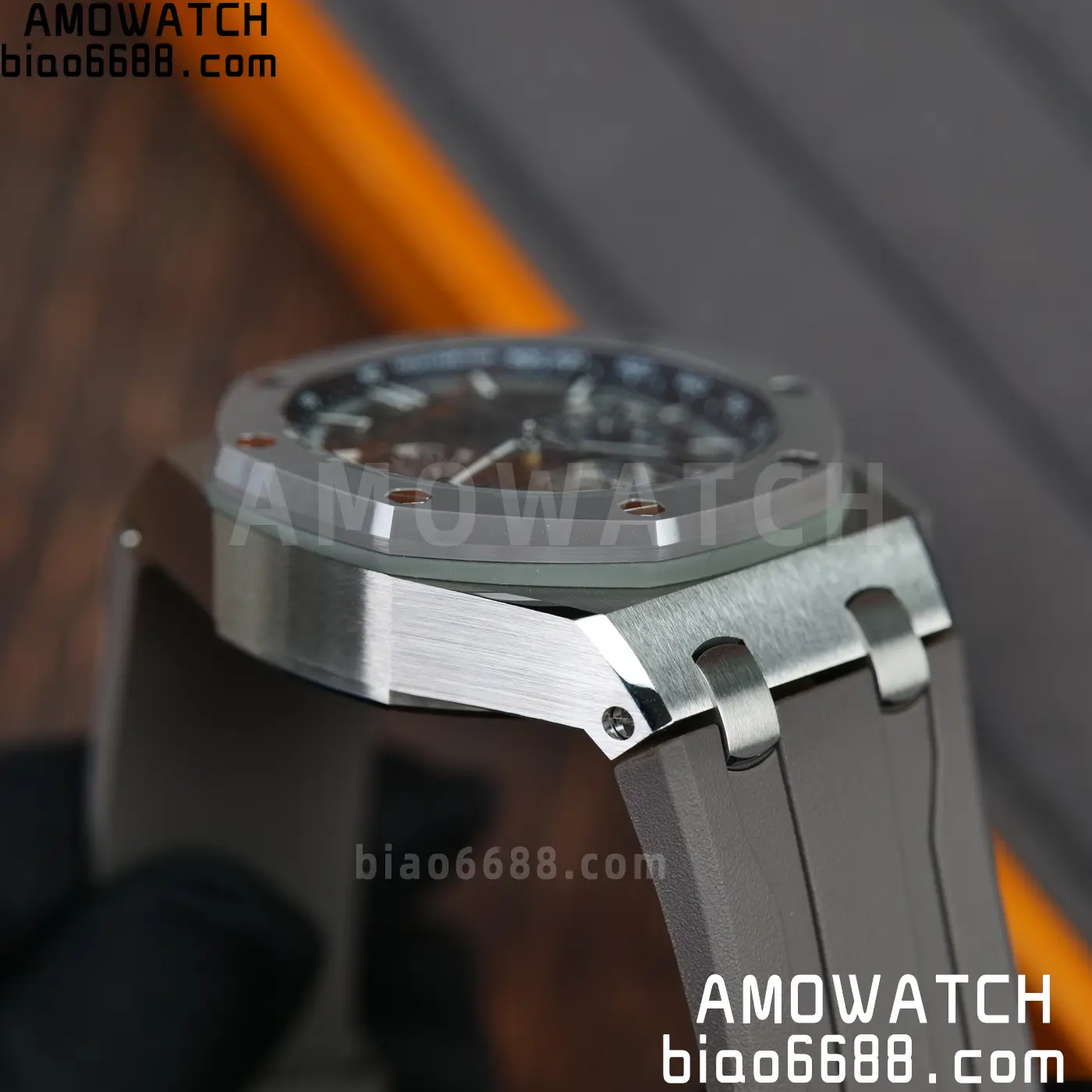 AP Royal Oak Offshore 43mm 26420so SS DDF 1:1 Best Edition Gray/Blue Dial on Gray Rubber Strap DD4401 Super Clone 79 fb9c18e8e52fd89 阿默表行AmoWatch