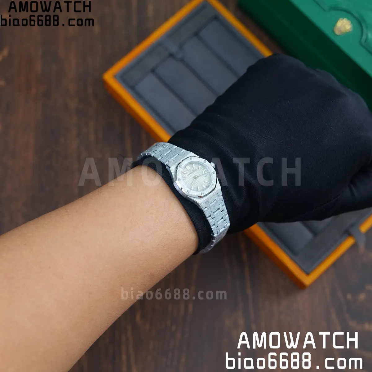 AUDEMARS PIGUET Lady Royal Oak 67630 23mm SS TW Best Edition Silver Dial Swiss Quartz 115 fbd20b3a142c4b2 阿默表行AmoWatch