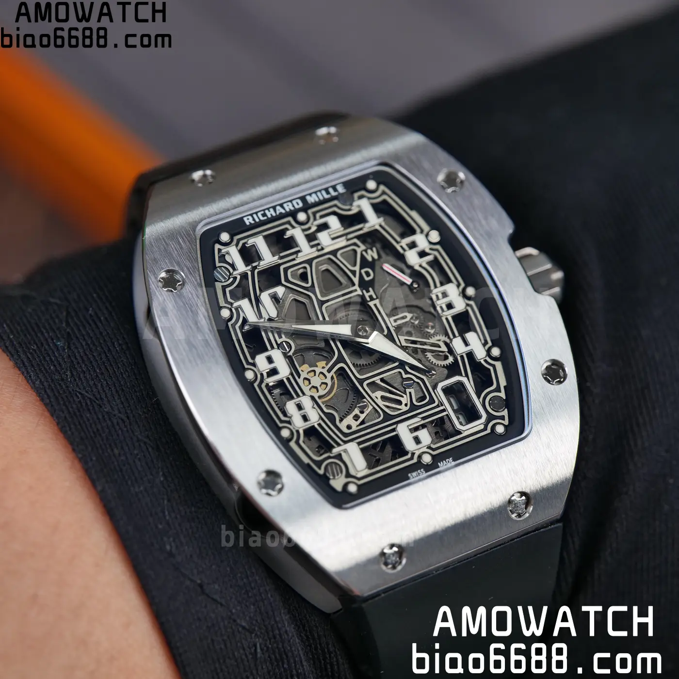 RICHARD MILLE RM67-01 AVF Best Edition Skeleton Dial on Black Rubber Strap CRMA6 114 ff7de496e833b98 阿默表行AmoWatch