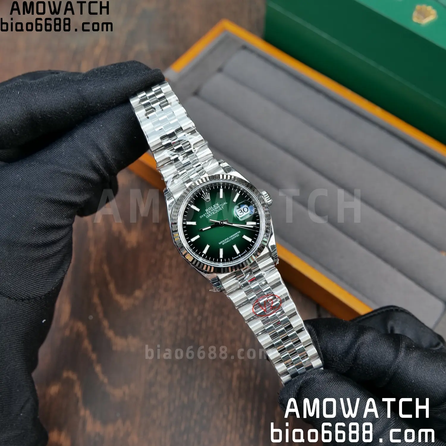 Rolex DateJust 36 SS 126234 VSF 1:1 Best Edition 904L Steel Gradient Green Dial on Jubilee Bracelet VS3235 V2 121g 70 01e34226d72e93b 阿默表行AmoWatch