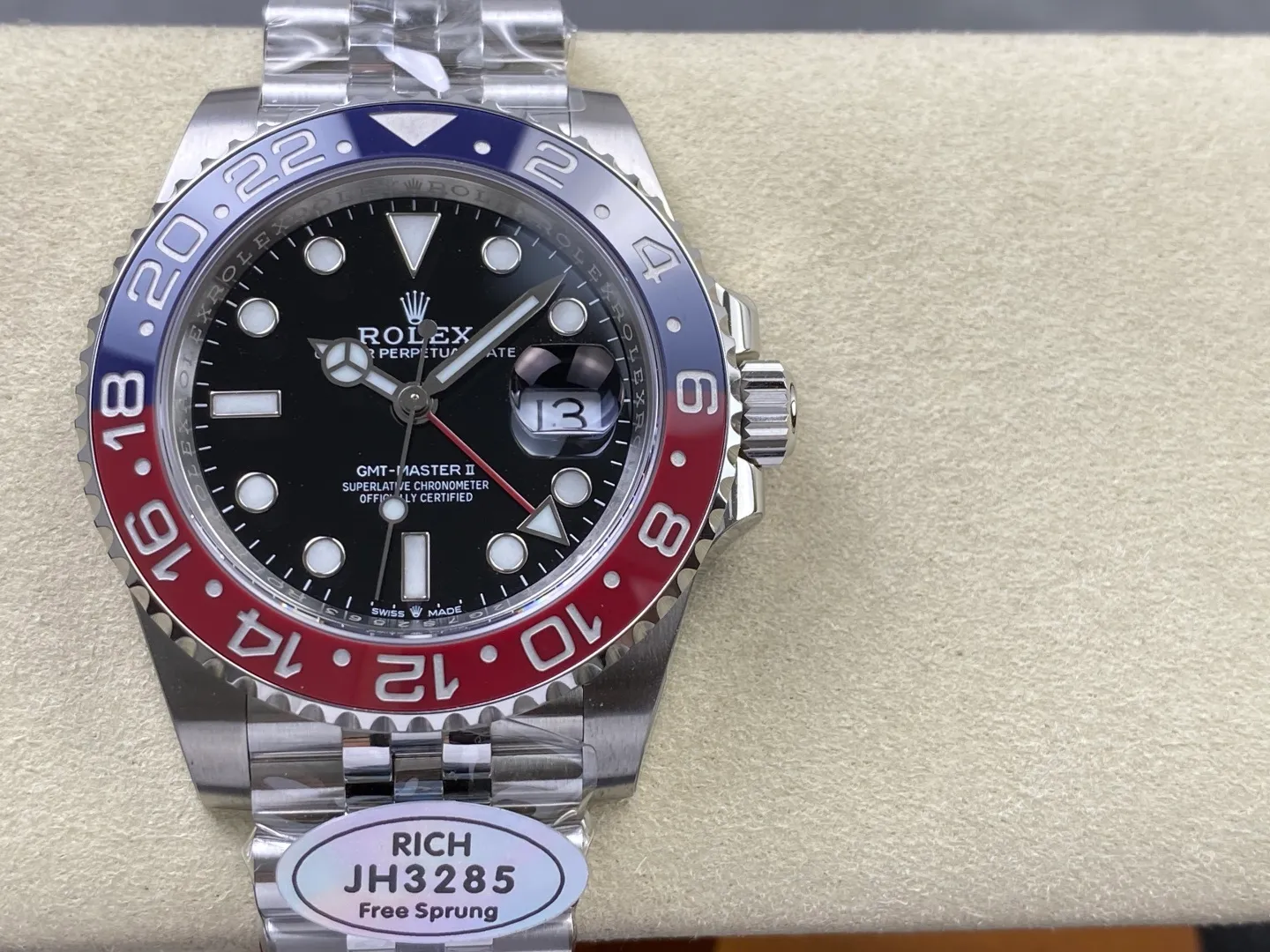 Rolex GMT-Master II 126710 BLRO 904L Steel RICH 1:1 Best Edition on Jubilee Bracelet JH3285 (Free Sprung) V2 28 02a53e7d08d6358 阿默表行AmoWatch