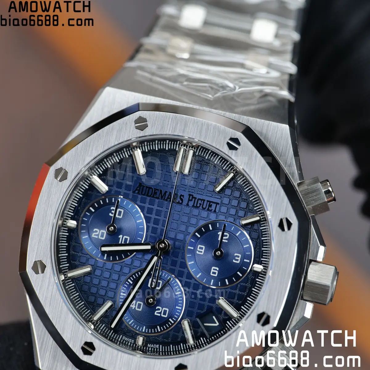 AP Royal Oak Chrono 26240 DDF 1:1 Best Edition Blue Dial on Bracelet DD4401 Super Clone Weight (SW Dial) 103 044e6cd48e8af26 阿默表行AmoWatch