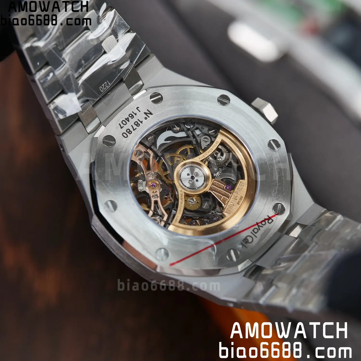 Royal Oak 41mm Openworked 15407 SS THB 1:1 Best Edition on SS Bracelet SA3132 V4 (Free Sprung) 94 0513e89e4296f4c AMO Watch