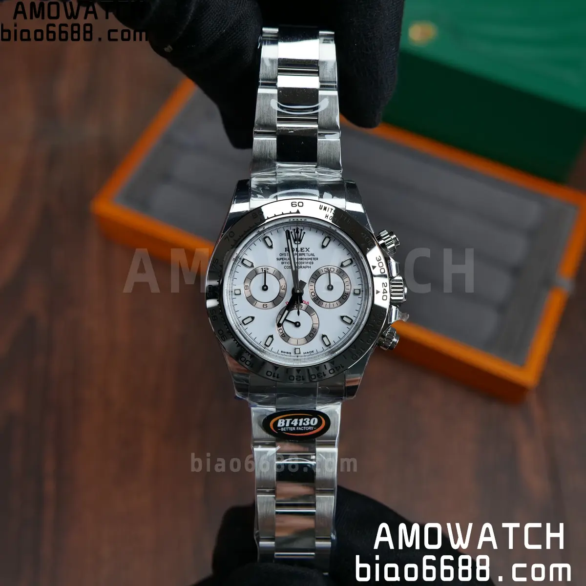 Rolex Daytona 116520 BTF 1:1 Best Edition 904L Steel White Dial on SS Bracelet DD4130 62 0585cbfed91002f AMO Watch