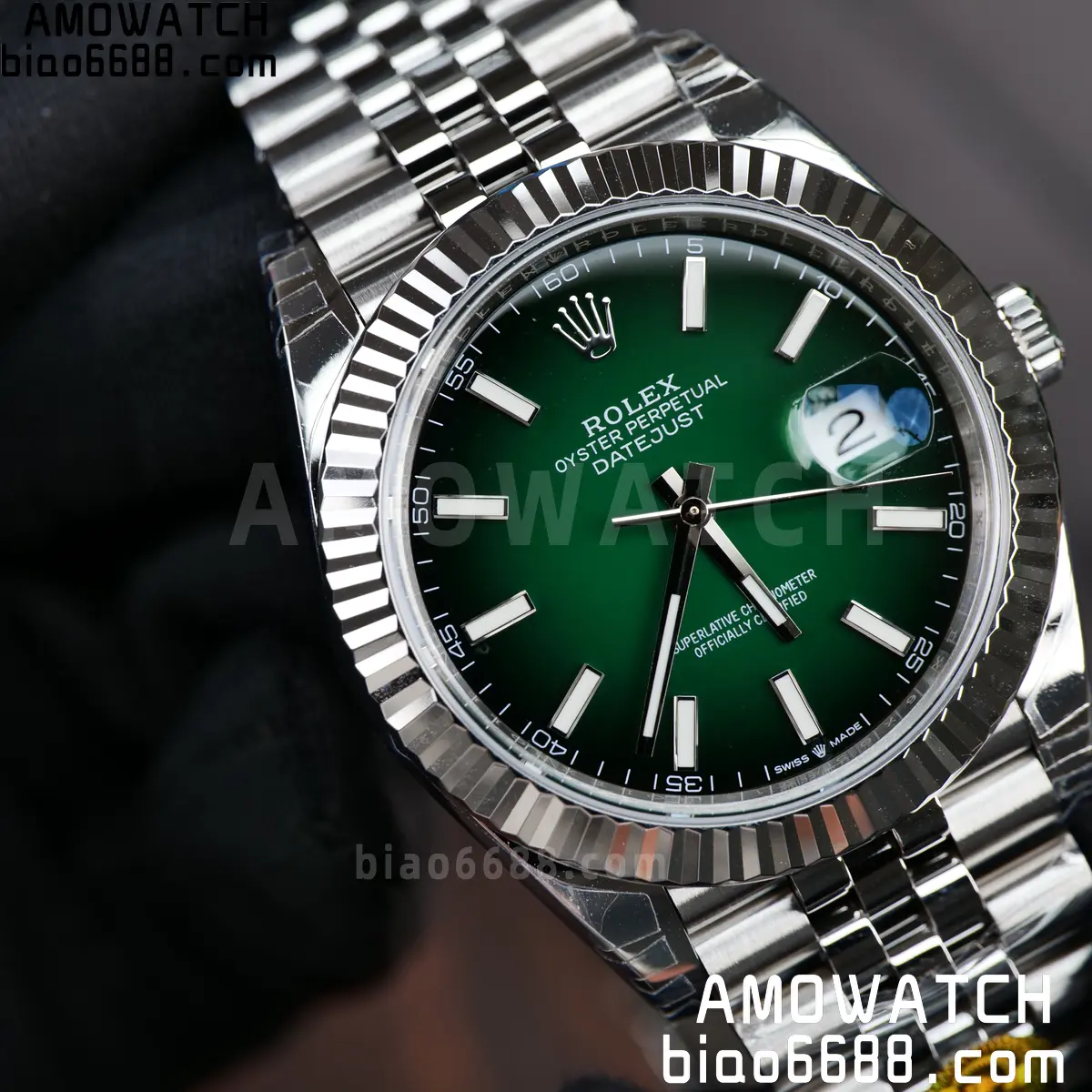 Rolex DateJust 41 126334 904L SS VSF 1:1 Best Edition Gradient Green Dial on Jubilee Bracelet VS3235 V3 (133g) 88 06667fad54dae3e 阿默表行AmoWatch