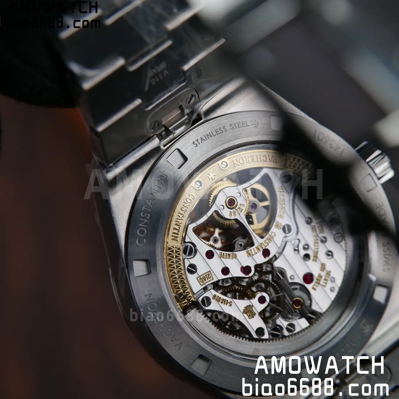 VC Overseas 42.5mm 6000V BBS Factory Best Edition Red Dial SS Bracelet Tourbillon 87 068b819017c5940 AMO Watch