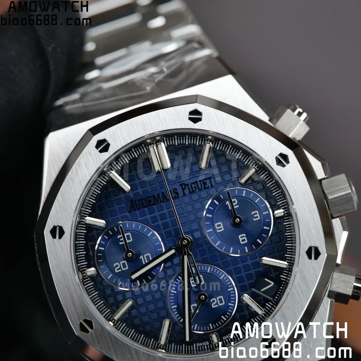 AP Royal Oak Chrono 26240 DDF 1:1 Best Edition Blue Dial on Bracelet DD4401 Super Clone Weight (SW Dial) 100 07fd1d43e18a0ae 阿默表行AmoWatch