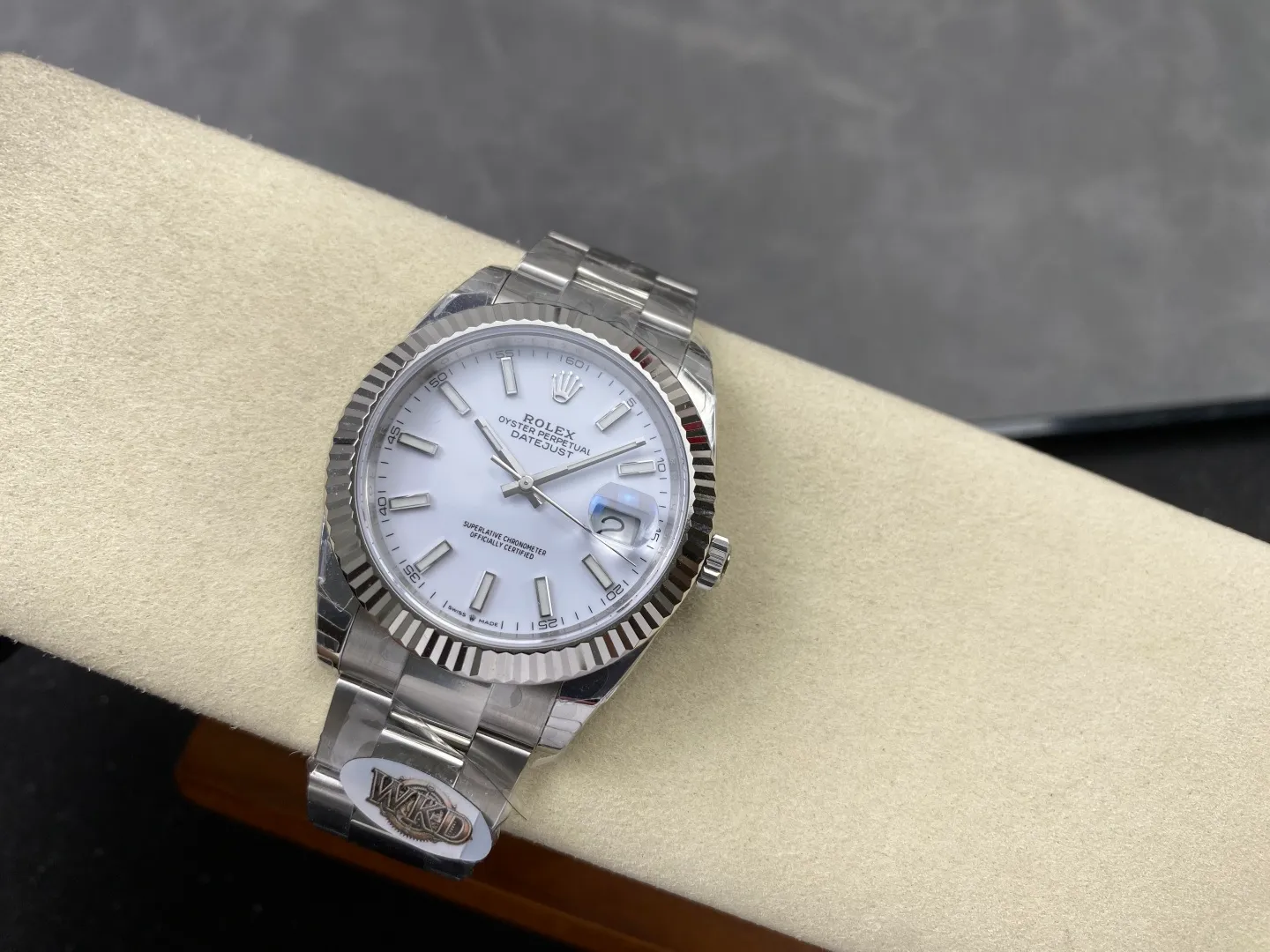 Rolex DateJust 41 126334 WKD 1:1 Best Edition White Dial on Oyster Bracelet JH3235 (Free Sprung) 36 0b24396d5969fbf AMO Watch