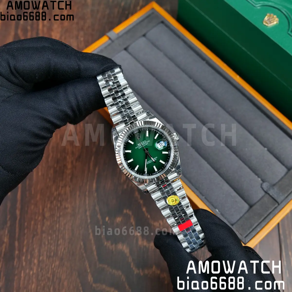 Rolex DateJust 41 126334 904L SS VSF 1:1 Best Edition Gradient Green Dial on Jubilee Bracelet VS3235 V3 (133g) 74 0c240b4748cf99f 阿默表行AmoWatch