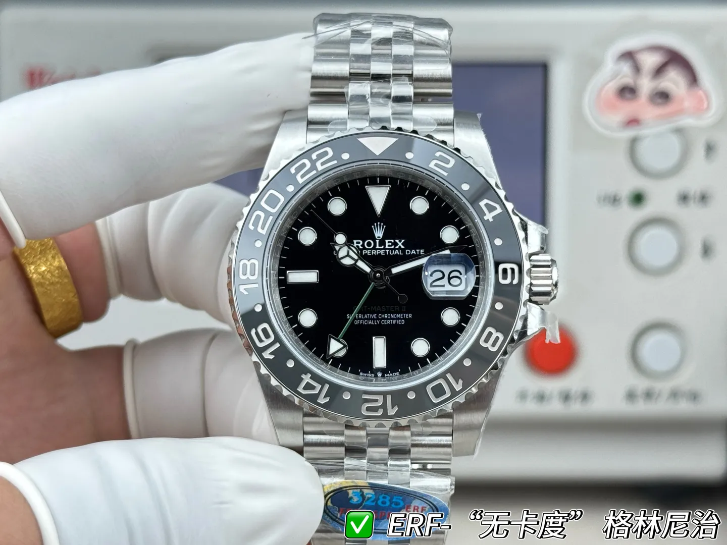 Rolex GMT-Master II 126710 GRNR 904L Steel ERF 1:1 Best Edition on Jubilee Bracelet JH3285 (Free Sprung) 19 0da30b941be5e5c AMO Watch