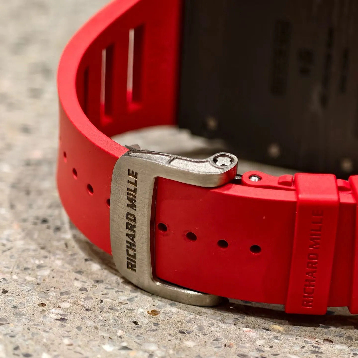 RM35-01 NTPT Mille Studio 1:1 Best Edition on Red Rubber Strap RMUL3 Super Clone (Custom Case Set) 27 111208d804c665a AMO Watch