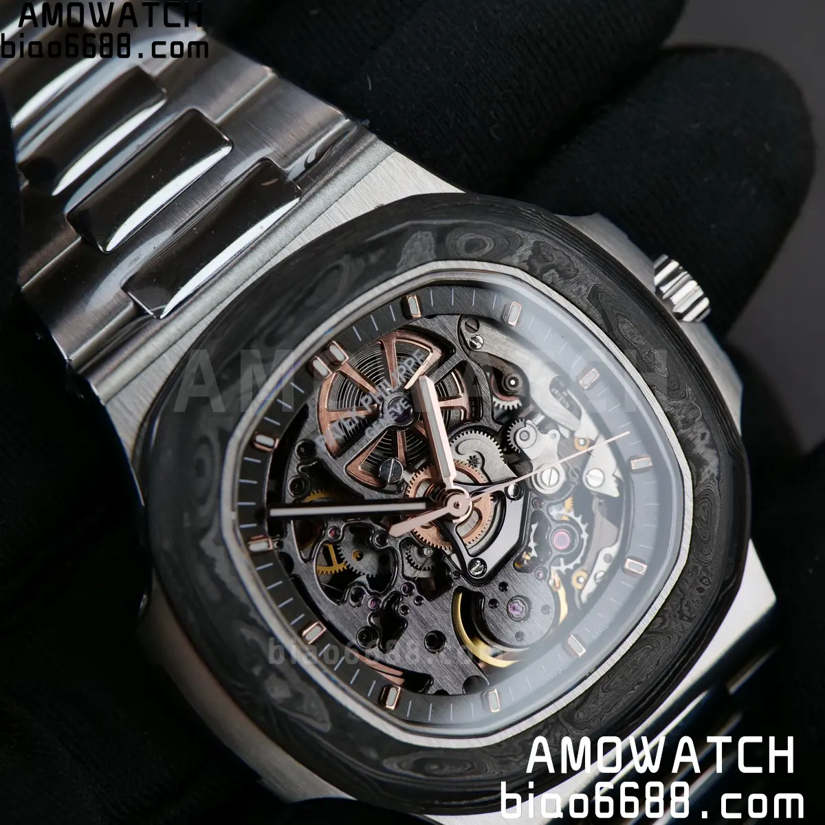 PP Nautilus Artisans de Genève 5711 squelette Best Edition Skeleton Dial on SS Bracelet 105 1195e7c45576936 阿默表行AmoWatch