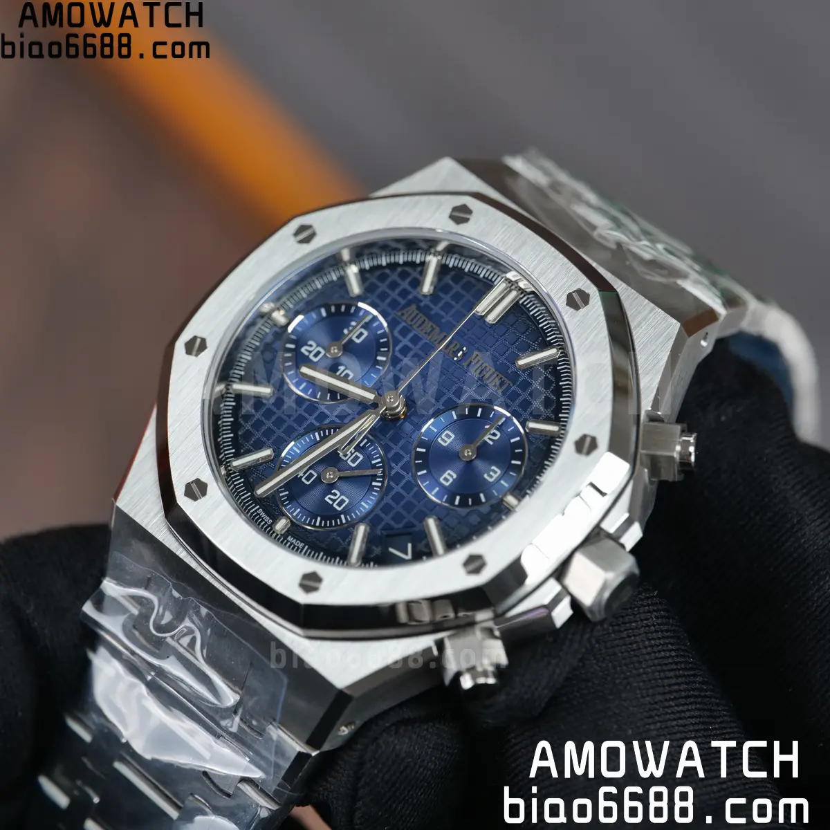 AP Royal Oak Chrono 26240 DDF 1:1 Best Edition Blue Dial on Bracelet DD4401 Super Clone Weight (SW Dial) 96 14169406b86052f 阿默表行AmoWatch
