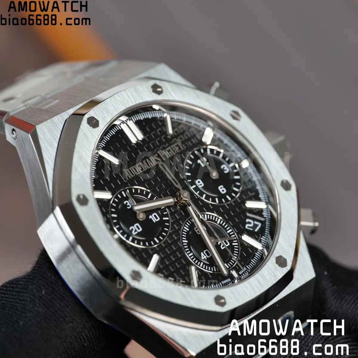 AP Royal Oak Chrono 26240 SS ZF 1:1 Best Edition Black Dial on SS Bracelet SA4401 Super Clone V2 (Free Sprung) 88 14b2e2a423d4b8c 阿默表行AmoWatch
