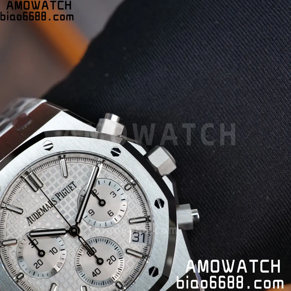 AP Royal Oak Chrono 26240 SS ZF 1:1 Best Edition White Dial on SS Bracelet SA4401 Super Clone V2 (Free Sprung) 111 158b6a1865e9bee 阿默表行AmoWatch