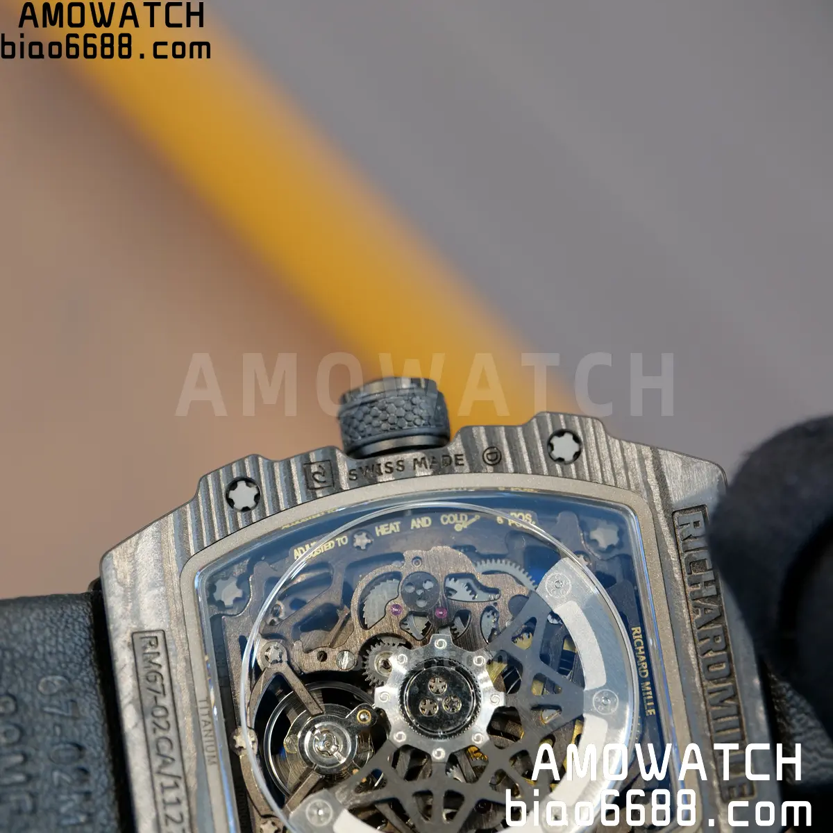 RICHARD MILLE RM67-02 Black NTPT All Black Skeleton Dial on Black Elastic strap CRMA7 Clone V10 94 16412ff94489ed2 阿默表行AmoWatch