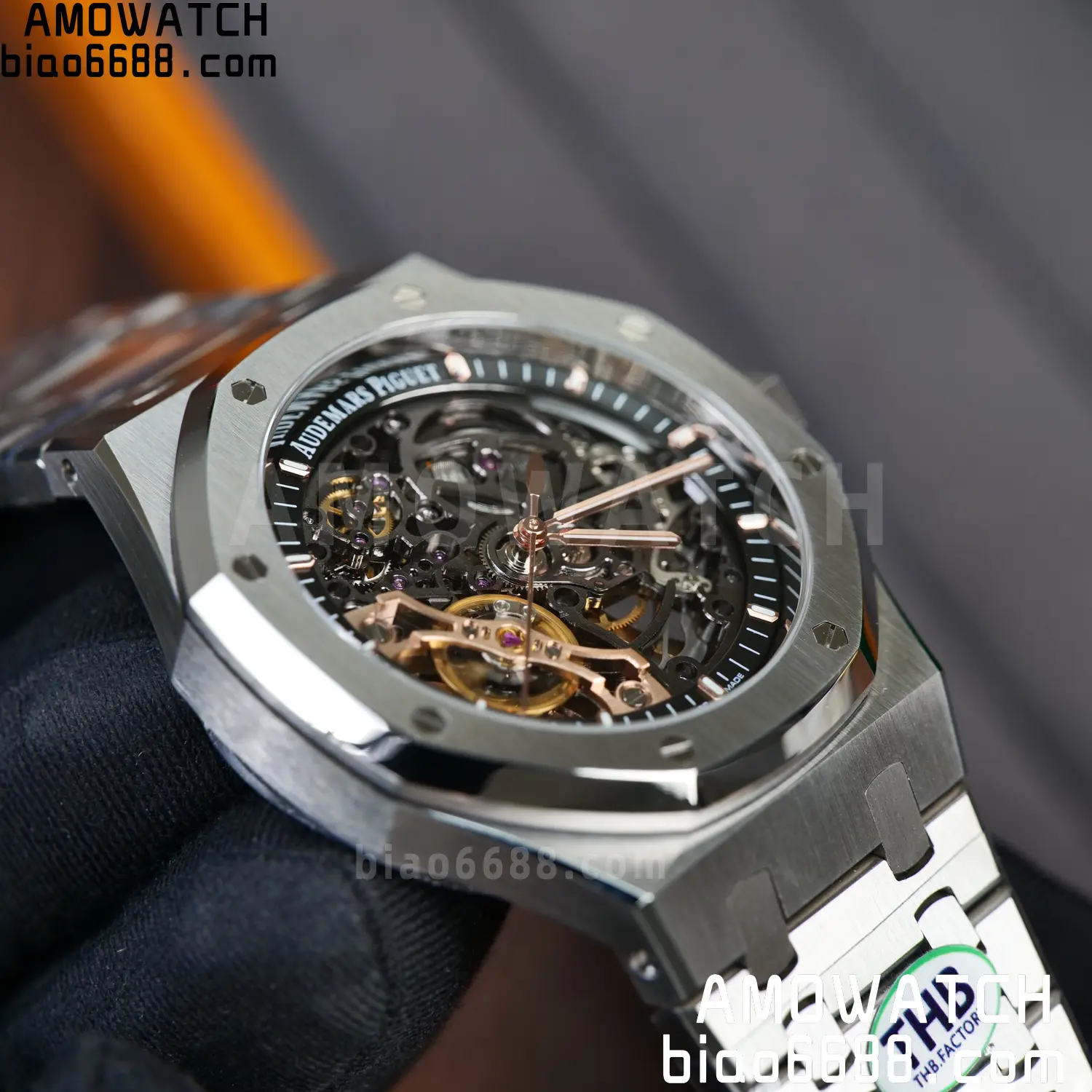Royal Oak 41mm Openworked 15407 SS THB 1:1 Best Edition on SS Bracelet SA3132 V4 (Free Sprung) 89 17fceef5c642726 AMO Watch