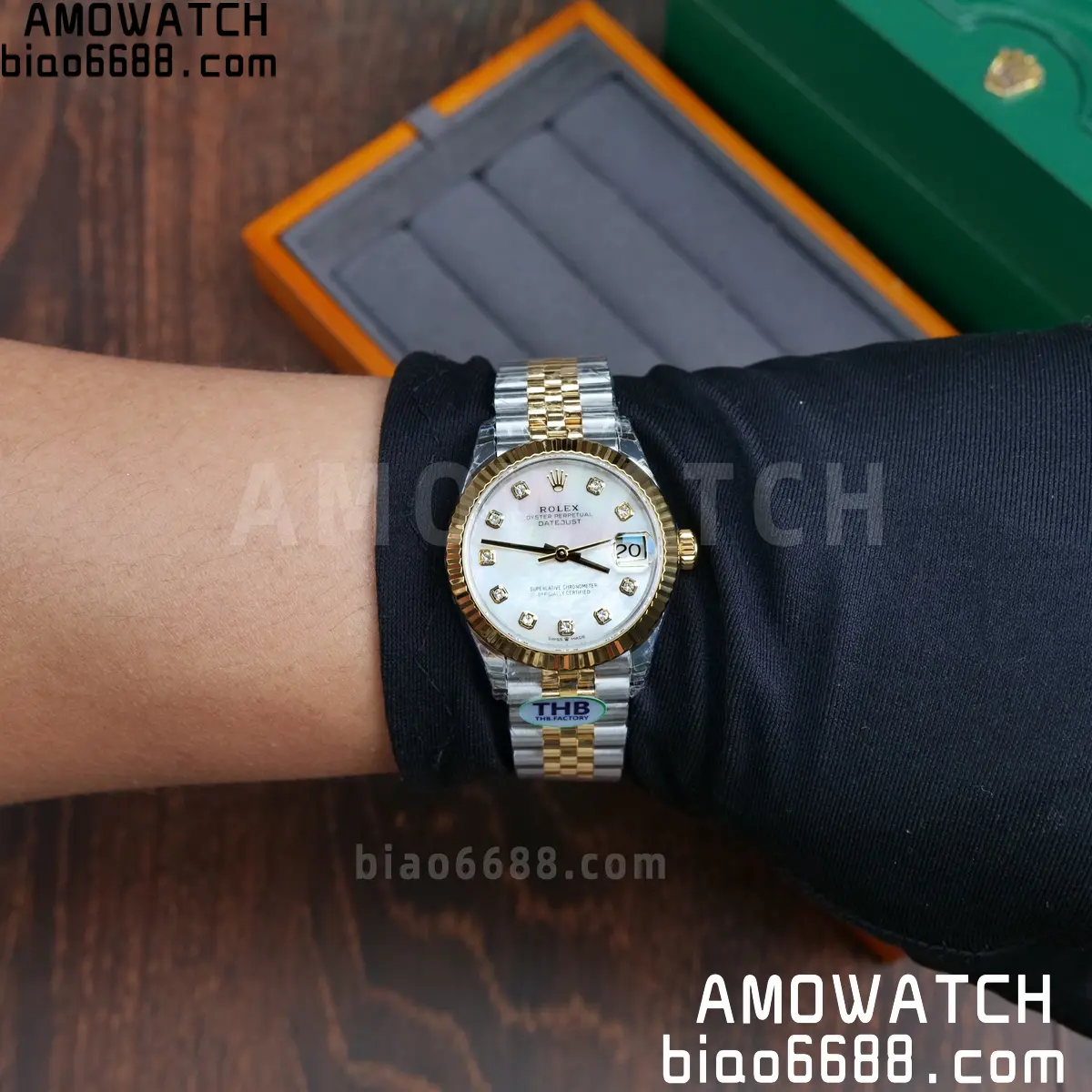 Rolex DateJust 31 278273 THBF 1:1 Best Edition MOP Diamonds Dial on SS/YG Jubilee Bracelet HZ Cal.2236 78 1857235903bf0d8 AMO Watch