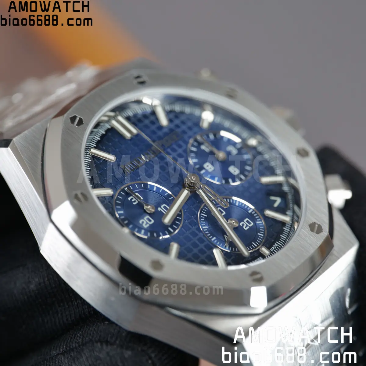 AP Royal Oak Chrono 26240 DDF 1:1 Best Edition Blue Dial on Bracelet DD4401 Super Clone Weight (SW Dial) 101 1995408cdc423aa 阿默表行AmoWatch
