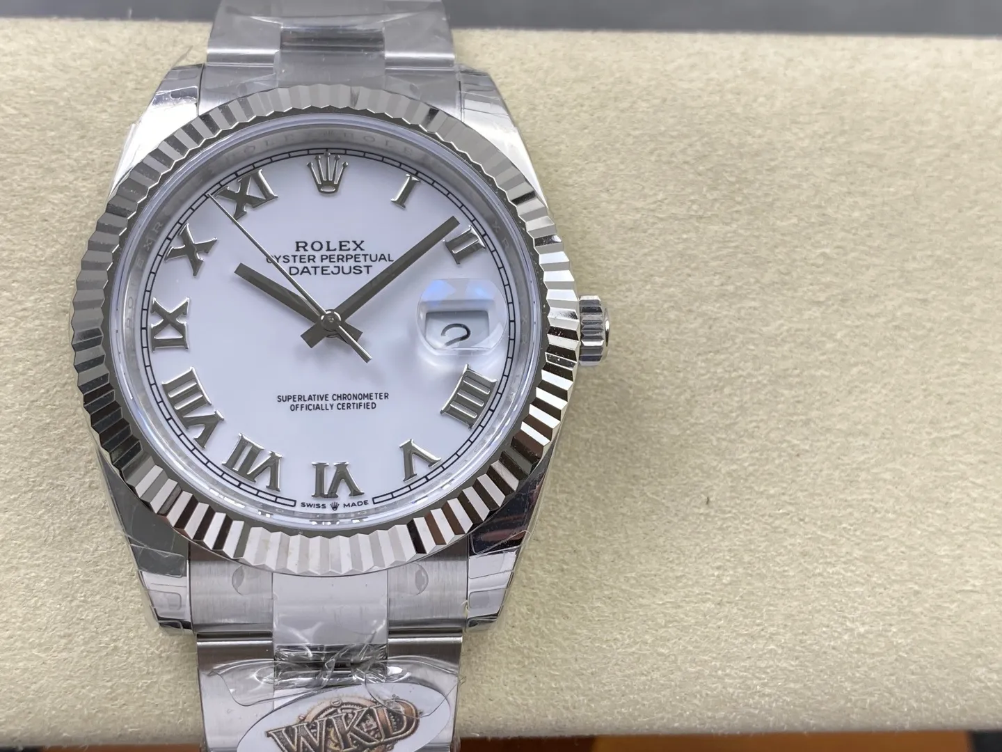 Rolex DateJust 41 126334 WKD 1:1 Best Edition White Roman Dial on Oyster Bracelet JH3235 (Free Sprung) 32 1a1f7eef89de58b AMO Watch