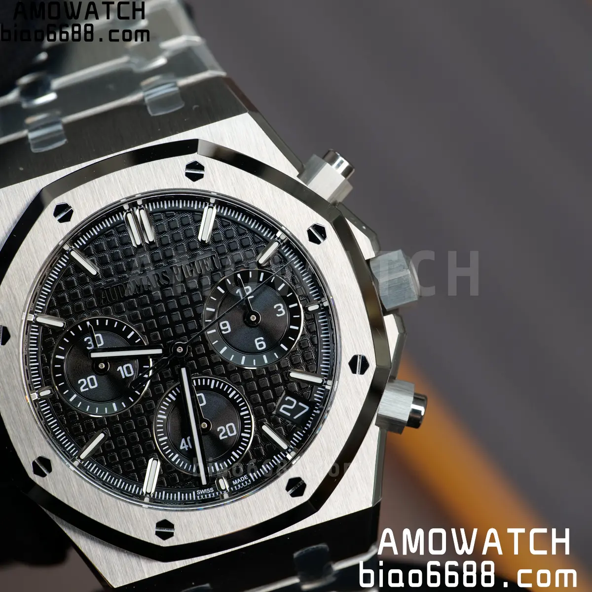 AP Royal Oak Chrono 26240 SS ZF 1:1 Best Edition Black Dial on SS Bracelet SA4401 Super Clone V2 (Free Sprung) 84 1b3781a8499d0a7 阿默表行AmoWatch