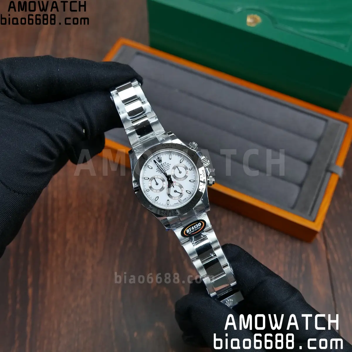 Rolex Daytona 116520 BTF 1:1 Best Edition 904L Steel White Dial on SS Bracelet DD4130 58 1b592b8ed111b08 AMO Watch