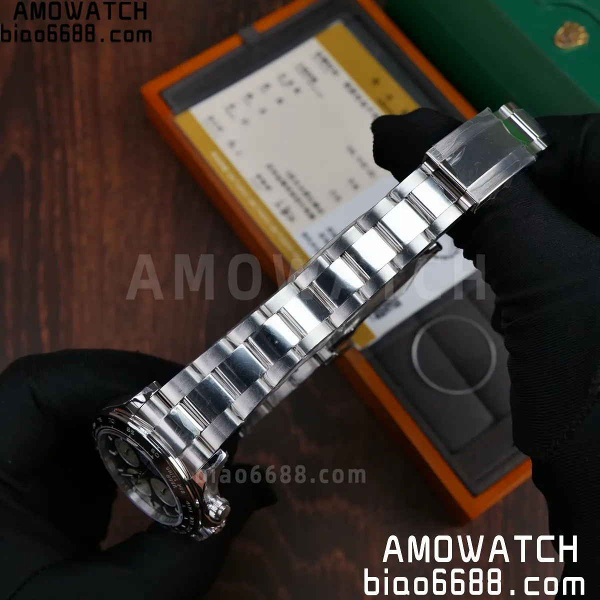 Custom Made Rolex Daytona 126529LN Le Mans QF 18K white gold plated Free Spring V13 75 1c3fbd3d194698c AMO Watch
