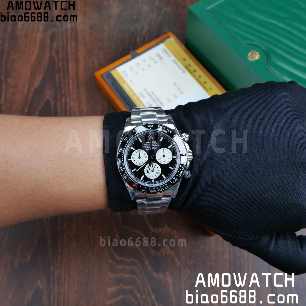 Custom Made Rolex Daytona 126529LN Le Mans QF 18K white gold plated Free Spring V13 102 1d0935b21478d2e AMO Watch