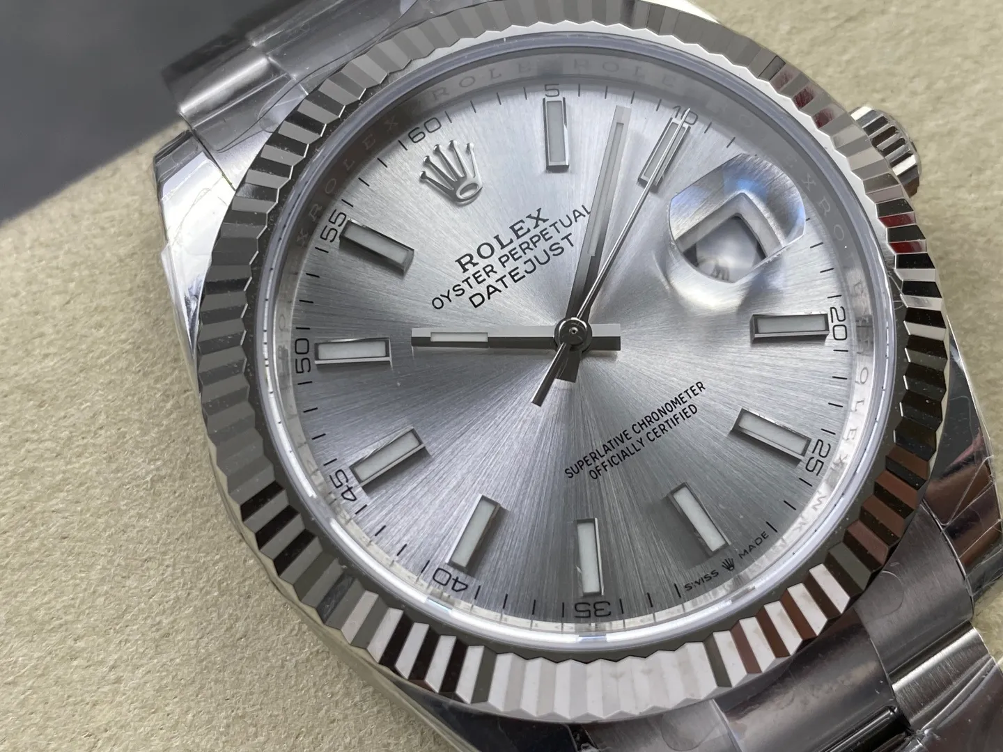 Rolex DateJust 41 126334 WKD 1:1 Best Edition Silver Dial on Oyster Bracelet JH3235 (Free Sprung) 33 1f059dd8fb82698 AMO Watch