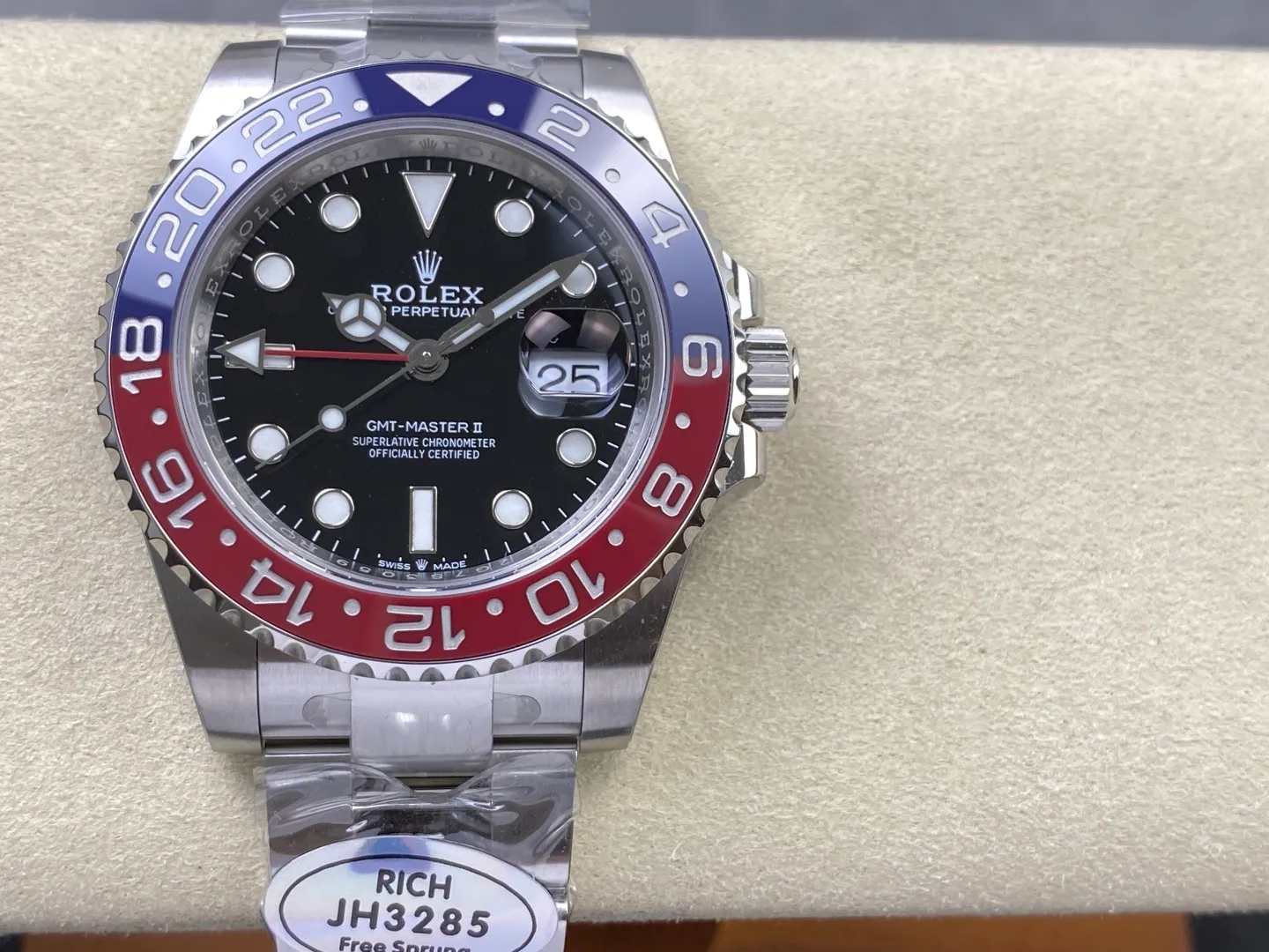 Rolex GMT-Master II 126710 BLRO 904L Steel RICH 1:1 Best Edition on Oyster Bracelet JH3285 (Free Sprung) V2 28 203f11fe2b191da 阿默表行AmoWatch