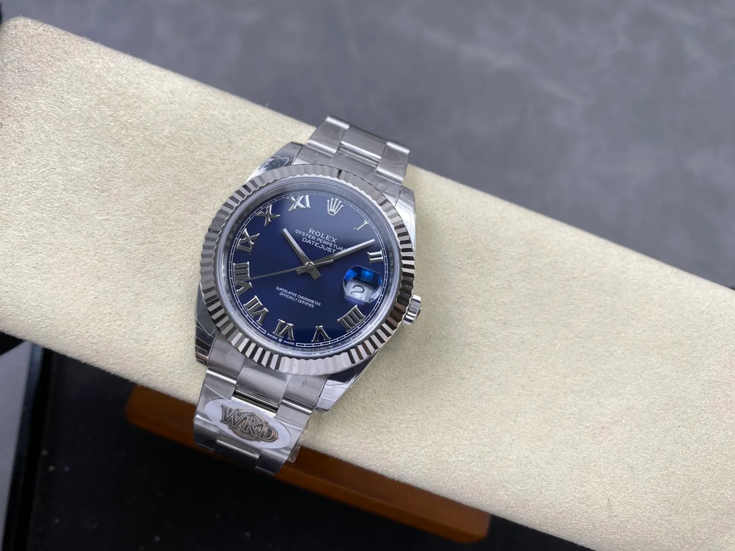 Rolex DateJust 41 126334 WKD 1:1 Best Edition Blue Roman Dial on Oyster Bracelet JH3235 (Free Sprung) 36 24297ca8fa59bb3 AMO Watch