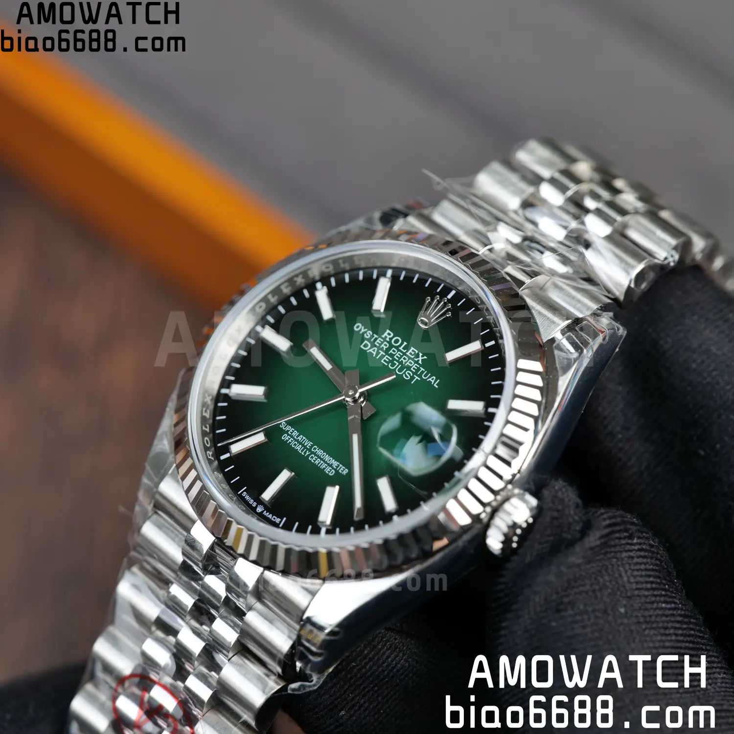 Rolex DateJust 36 SS 126234 VSF 1:1 Best Edition 904L Steel Gradient Green Dial on Jubilee Bracelet VS3235 V2 121g 84 2481a206bc414c7 阿默表行AmoWatch