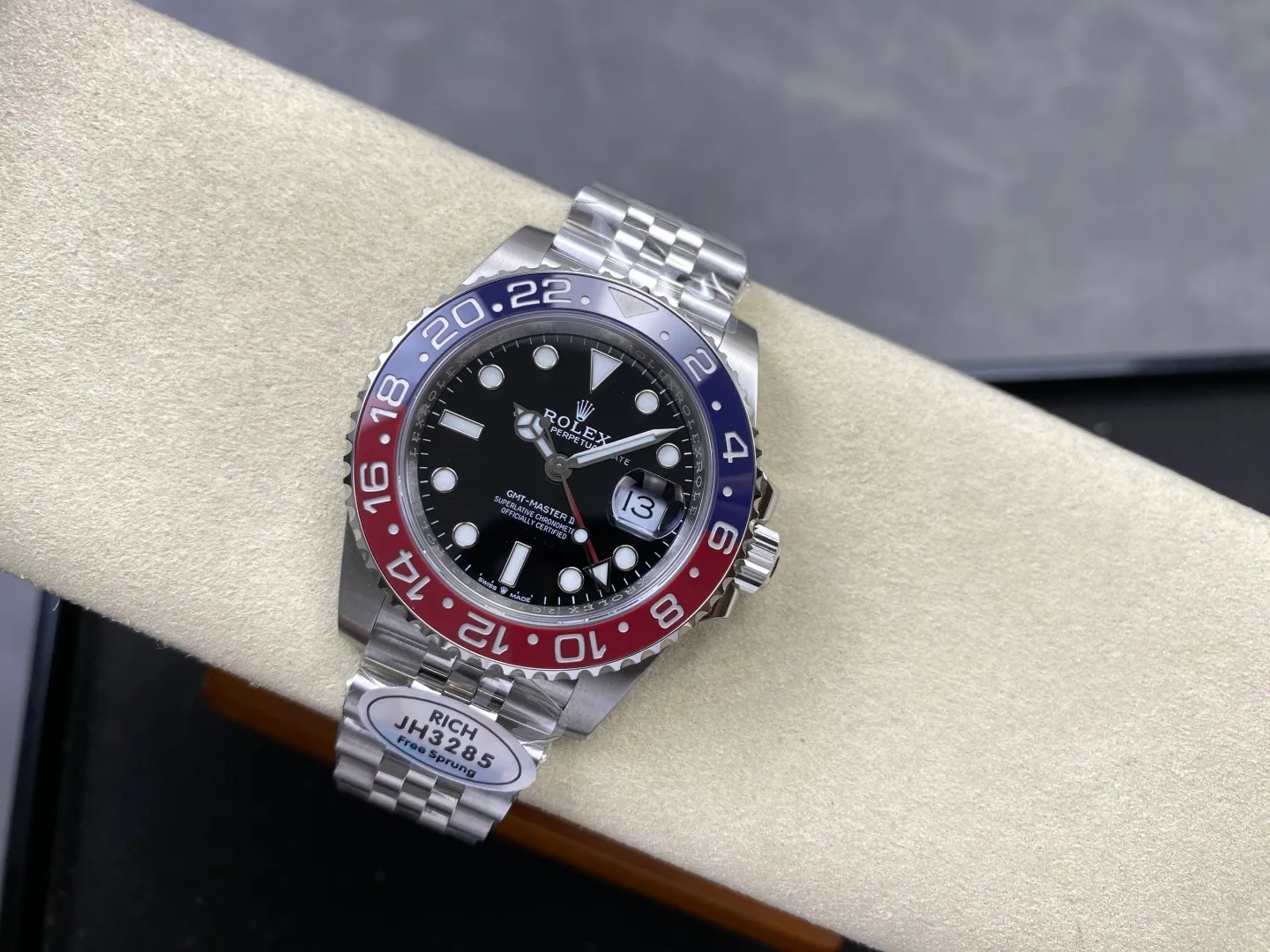 Rolex GMT-Master II 126710 BLRO 904L Steel RICH 1:1 Best Edition on Jubilee Bracelet JH3285 (Free Sprung) V2 32 24fad97cd41d9fe 阿默表行AmoWatch
