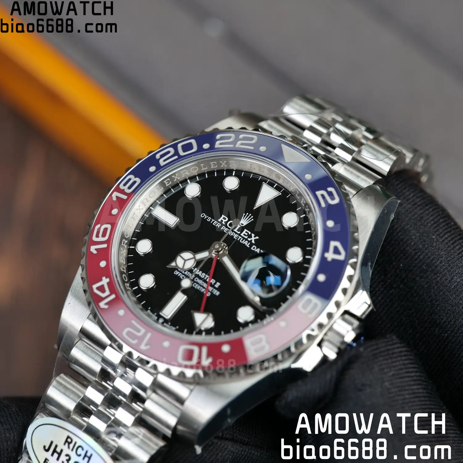 Rolex GMT-Master II 126710 BLRO 904L Steel RICH 1:1 Best Edition on Jubilee Bracelet JH3285 (Free Sprung) V2 84 25e9b2df4051a26 阿默表行AmoWatch