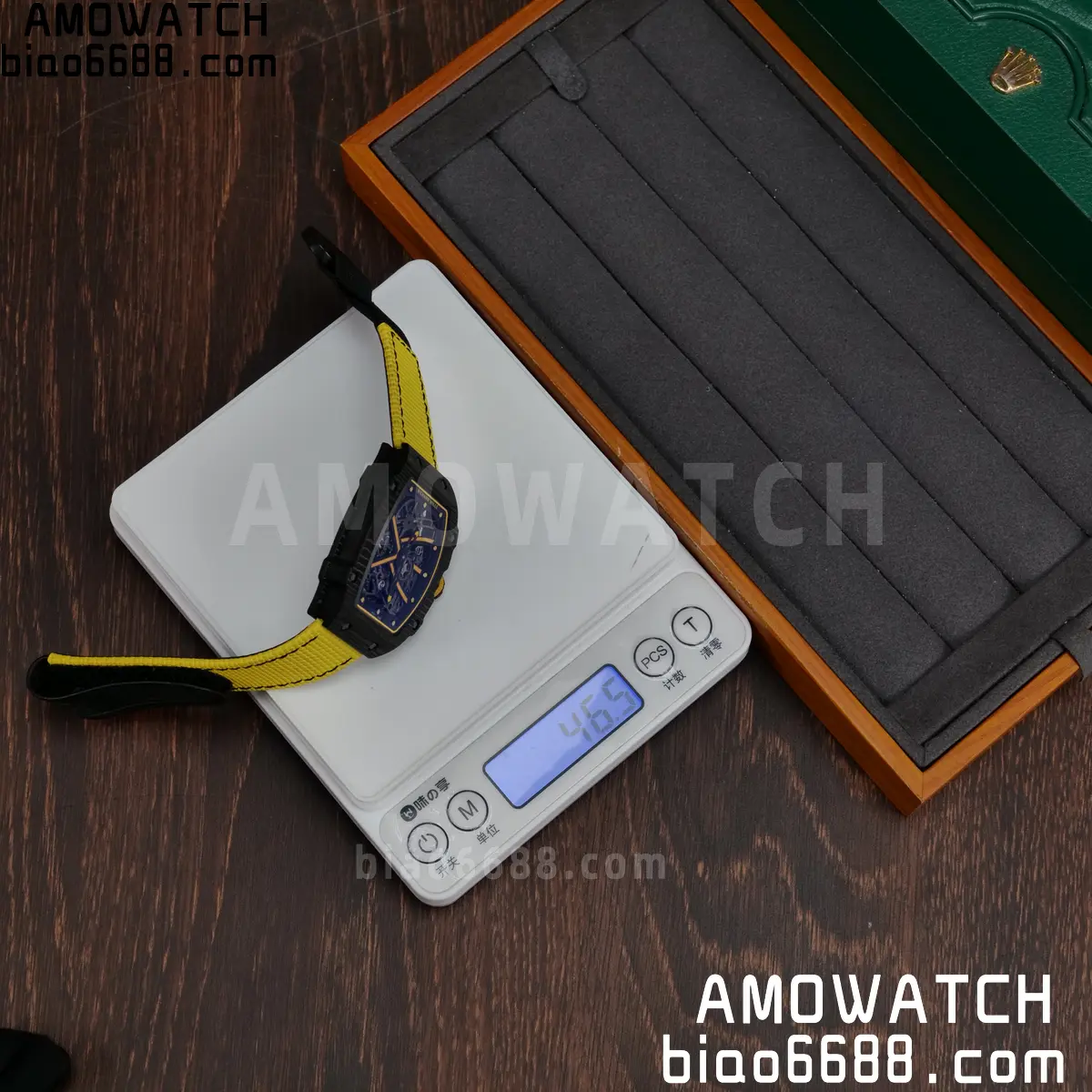 RICHARD MILLE RM67-02 Black NTPT Yellow Skeleton Dial on Yellow Nylon Strap CRMA7 Clone V10 85 277752528f9df13 阿默表行AmoWatch