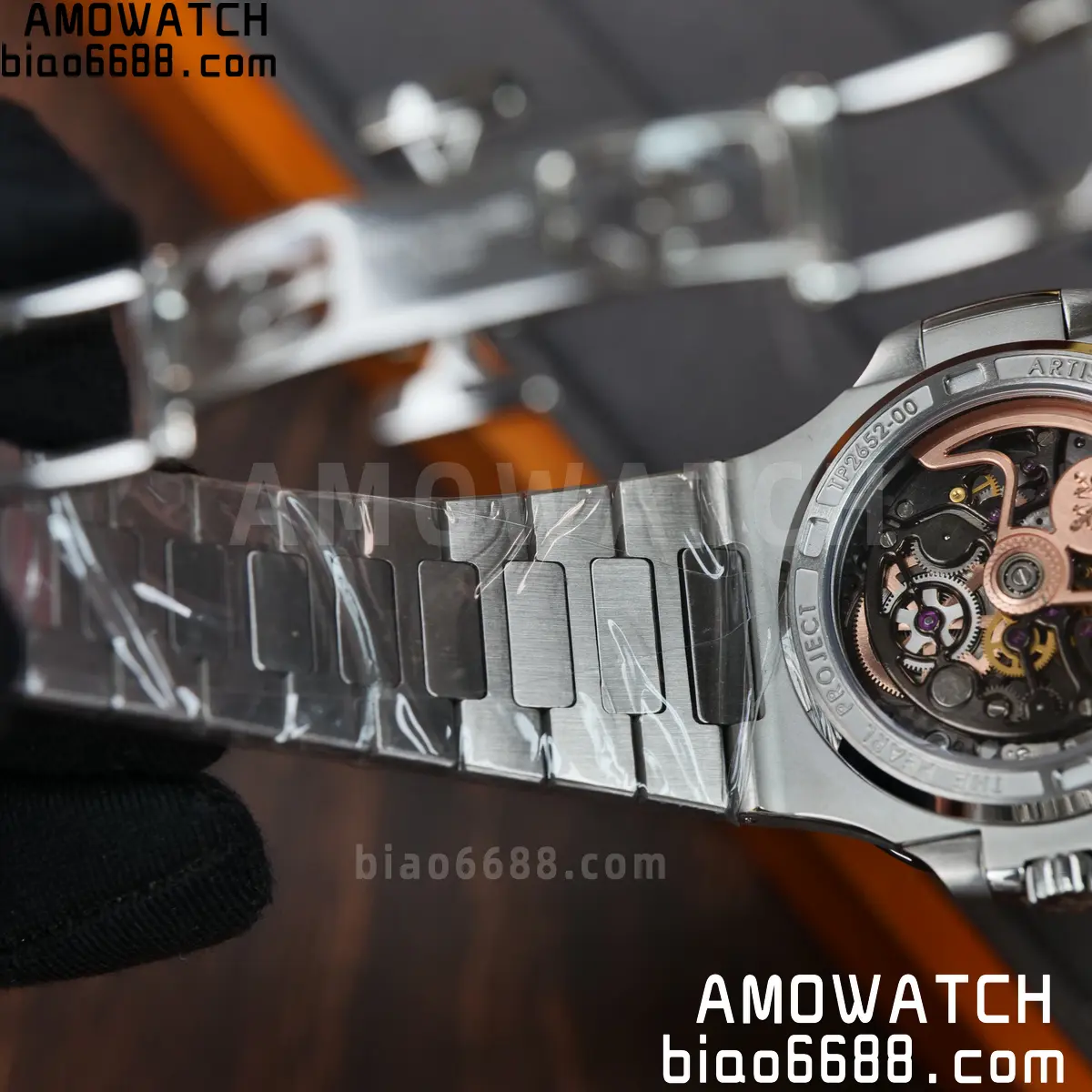 PP Nautilus Artisans de Genève 5711 squelette Best Edition Skeleton Dial on SS Bracelet 111 27c26e69873009b 阿默表行AmoWatch
