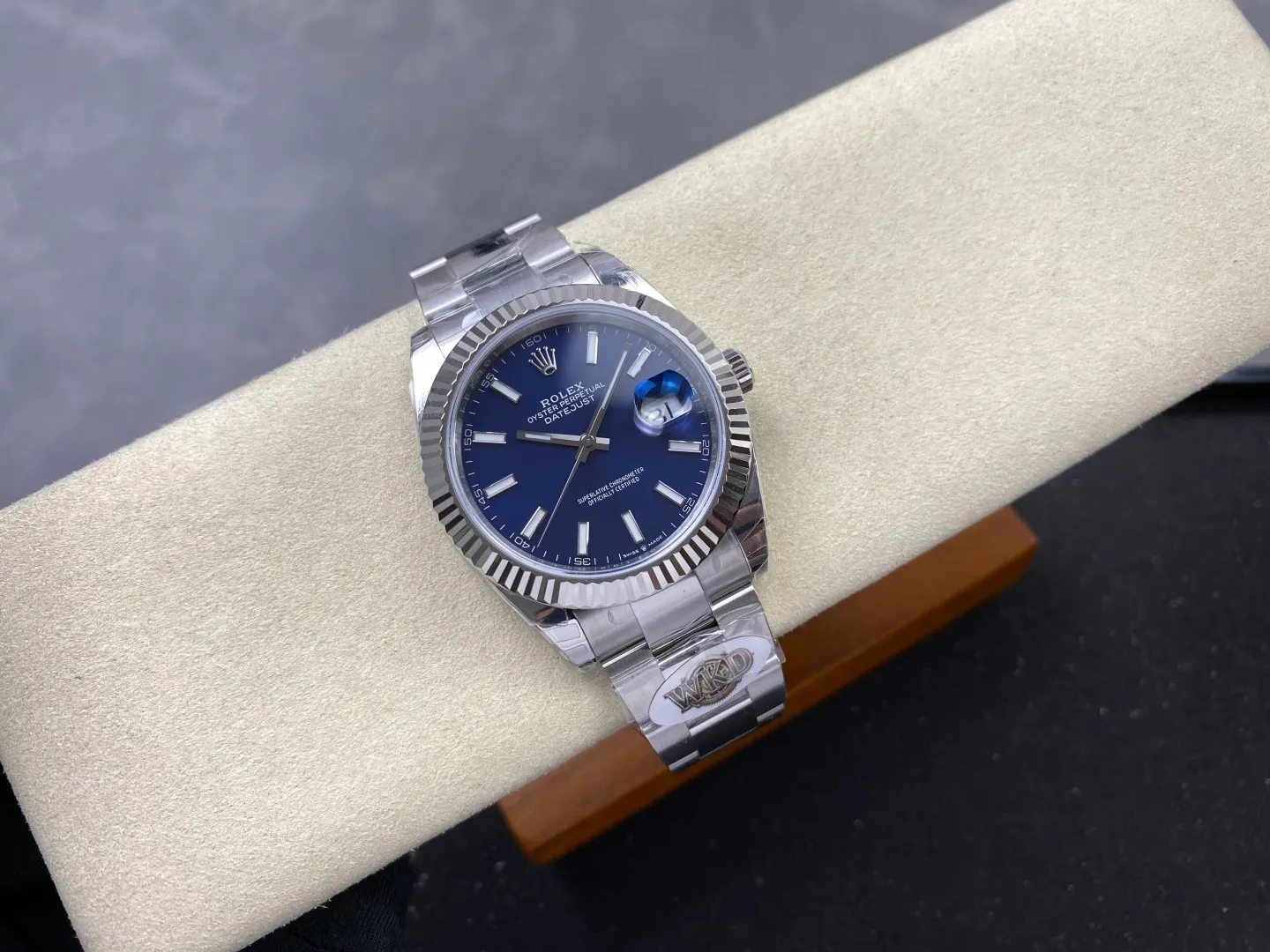 Rolex DateJust 41 126334 WKD 1:1 Best Edition Blue Dial on Oyster Bracelet JH3235 (Free Sprung) 35 28b60b312597b77 AMO Watch