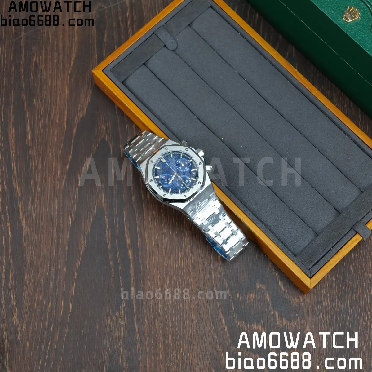AP Royal Oak Chrono 26240 DDF 1:1 Best Edition Blue Dial on Bracelet DD4401 Super Clone Weight (SW Dial) 82 2b5d3ae70e91ede 阿默表行AmoWatch