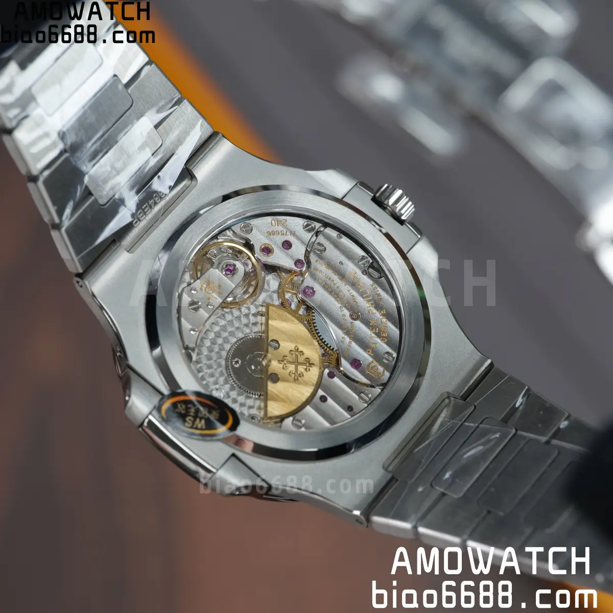 Patek Philippe Nautilus 5712 SS WSF 1:1 Best Edition Blue Dial on SS Bracelet JH240 Super Clone 102 2c384d9b3ac0518 AMO Watch