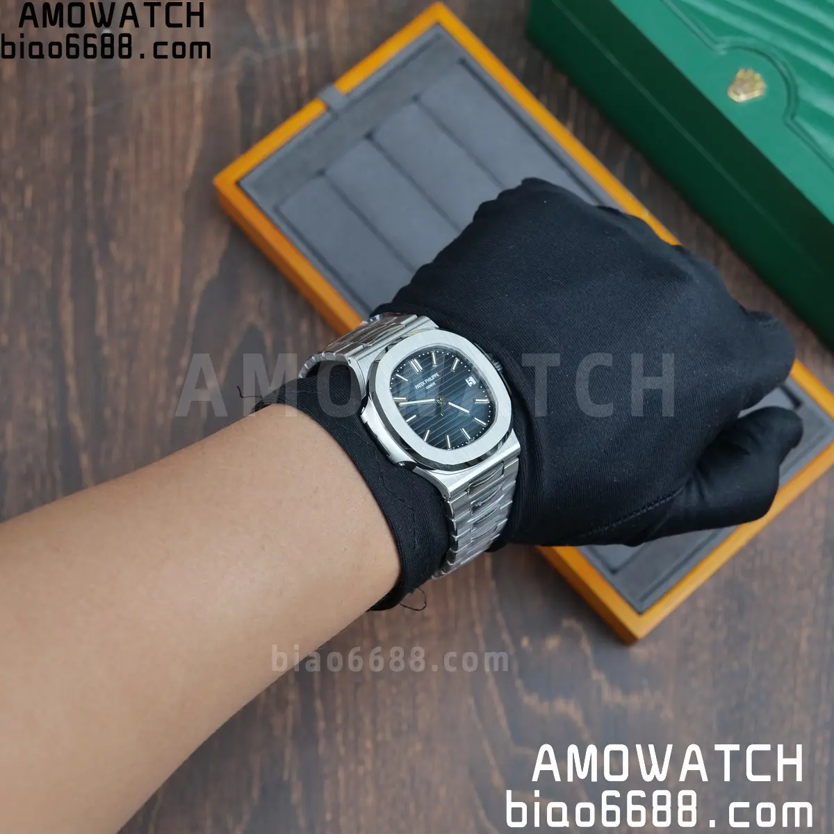 Custom Made Patek Philippe Nautilus 5711 TOP ACE 330 movement 166 31bf86de81dd4a4 AMO Watch