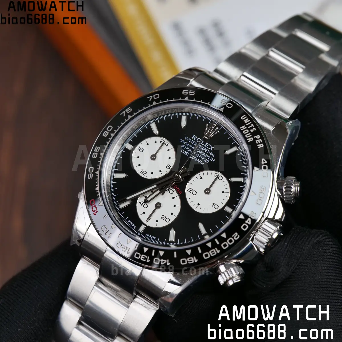 Custom Made Rolex Daytona 126529LN Le Mans QF 18K white gold plated Free Spring V13 84 320898be2ef2341 AMO Watch