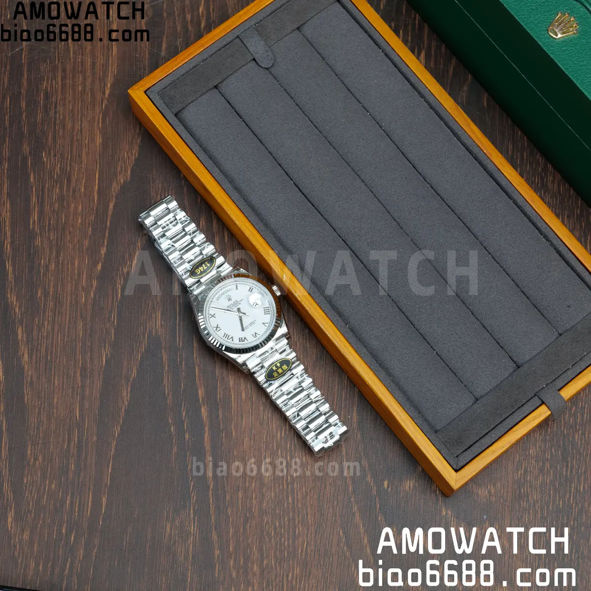 Rolex DayDate 128236 36mm KF 1:1 Best Edition Silvery Roman Dial (Gain Weight) 65 32e63a3046bf761 阿默表行AmoWatch