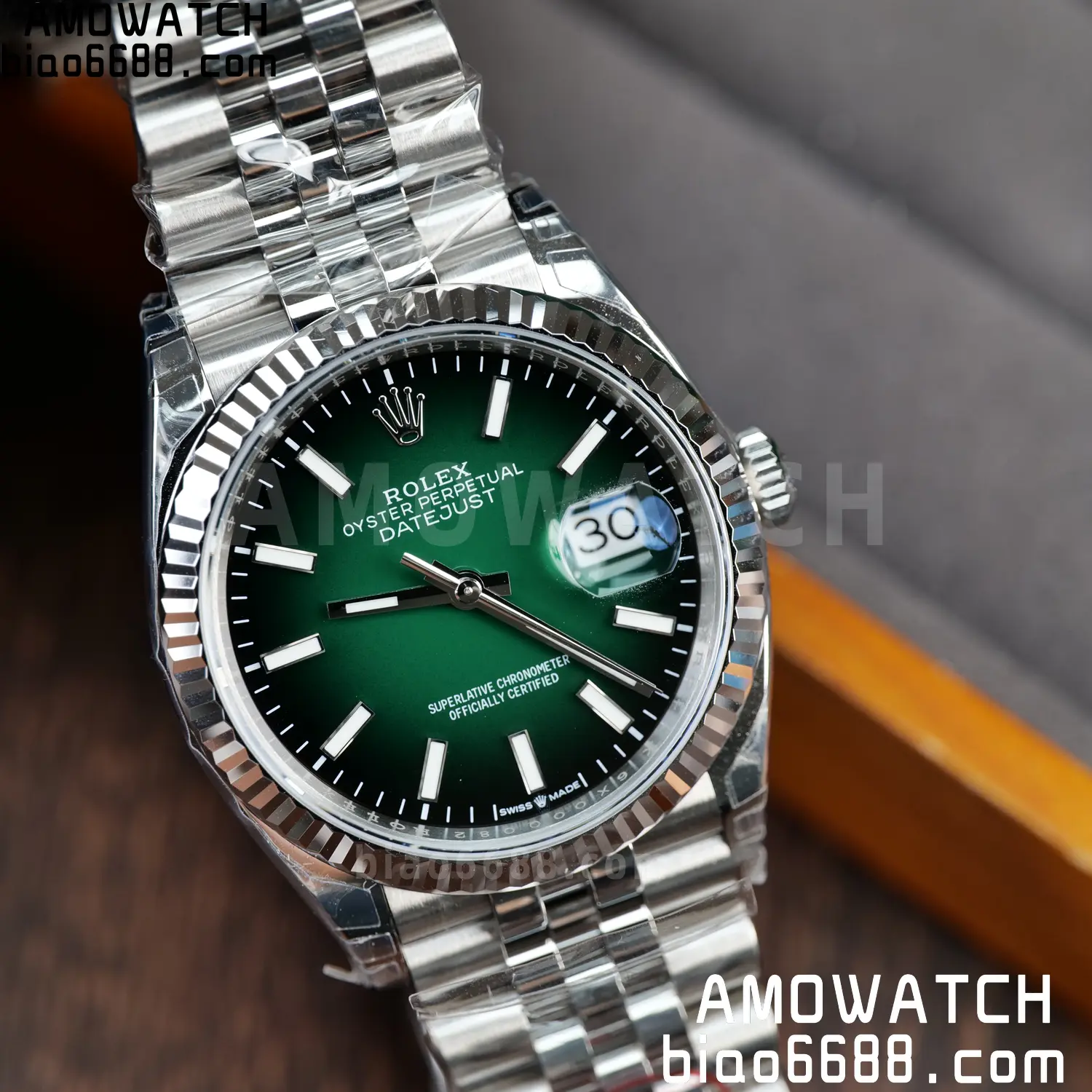 Rolex DateJust 36 SS 126234 VSF 1:1 Best Edition 904L Steel Gradient Green Dial on Jubilee Bracelet VS3235 V2 121g 94 37739460d090a08 阿默表行AmoWatch