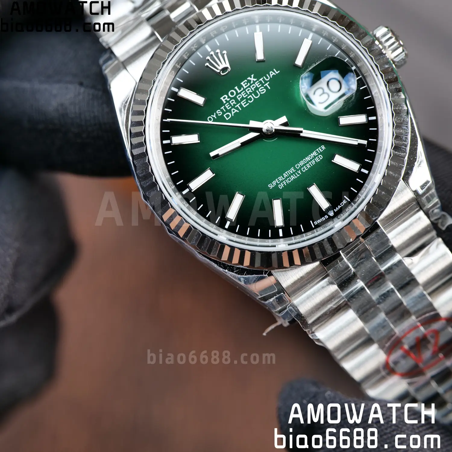 Rolex DateJust 36 SS 126234 VSF 1:1 Best Edition 904L Steel Gradient Green Dial on Jubilee Bracelet VS3235 V2 121g 87 39c4686fe16aeb2 阿默表行AmoWatch