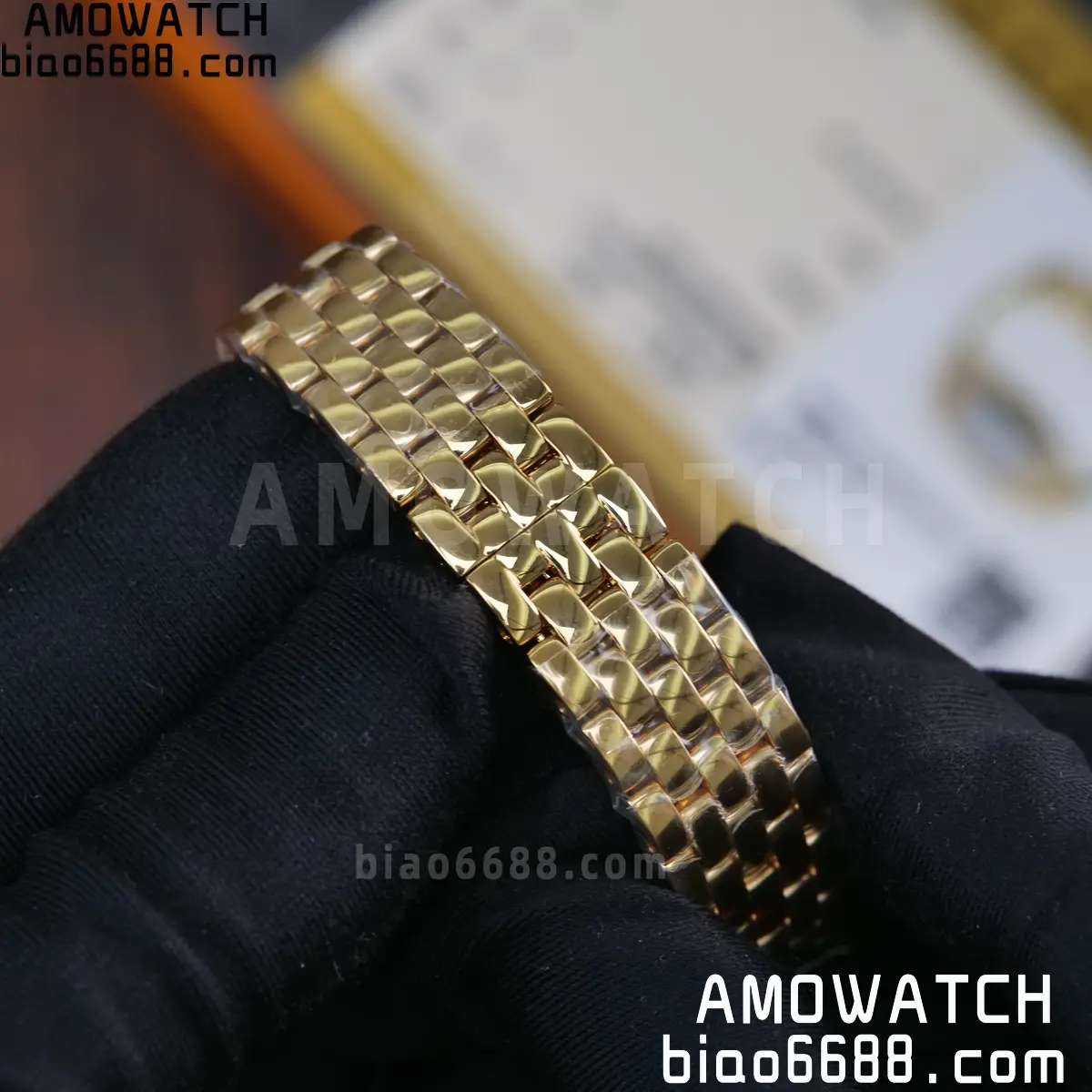 Custom Made Cartier Panthère 27mm WJPN0016 Gold-plated moissanite bezel 81 39dcce81b2c31b7 AMO Watch