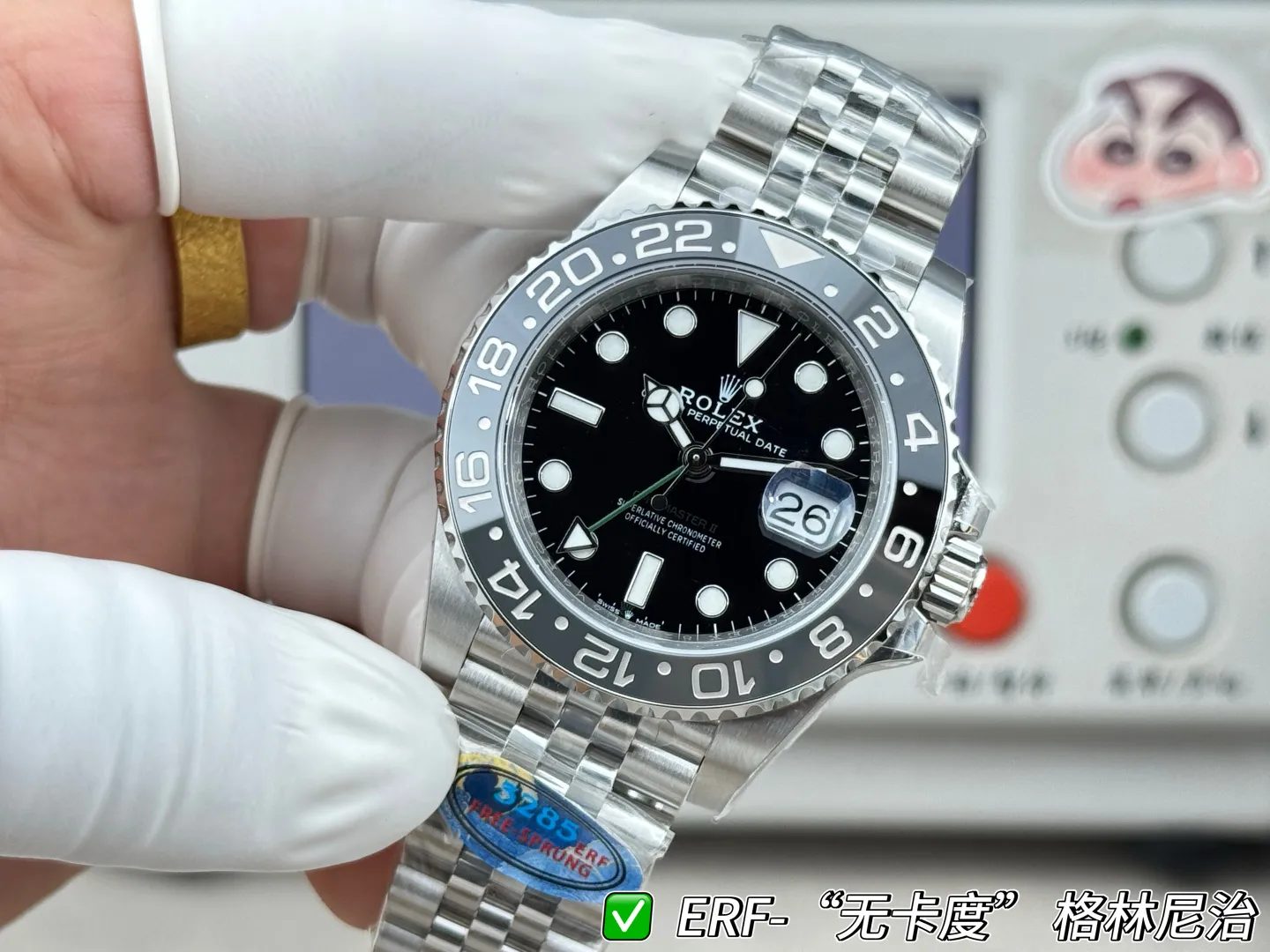 Rolex GMT-Master II 126710 GRNR 904L Steel ERF 1:1 Best Edition on Jubilee Bracelet JH3285 (Free Sprung) 20 3ac64003879fcb8 AMO Watch