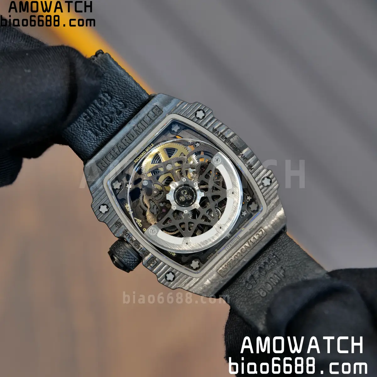 RICHARD MILLE RM67-02 Black NTPT All Black Skeleton Dial on Black Elastic strap CRMA7 Clone V10 92 3dad1ec77598e6e 阿默表行AmoWatch