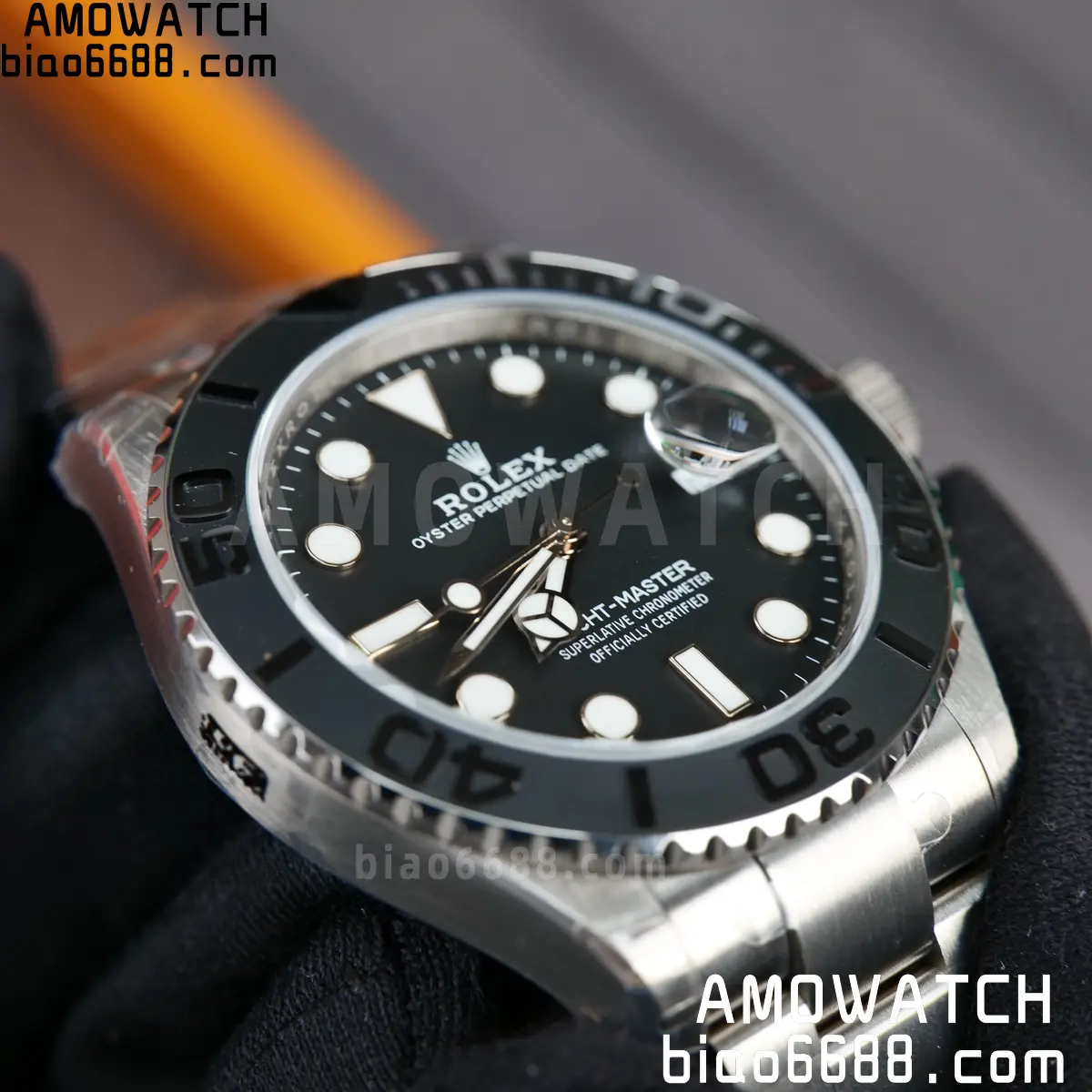 Rolex Yacht-Master 226627 Titanium VSF 1:1 Best Edition Black Dial on Titanium Bracelet VS3235v2 100 3dc6bede7ee4ba4 阿默表行AmoWatch
