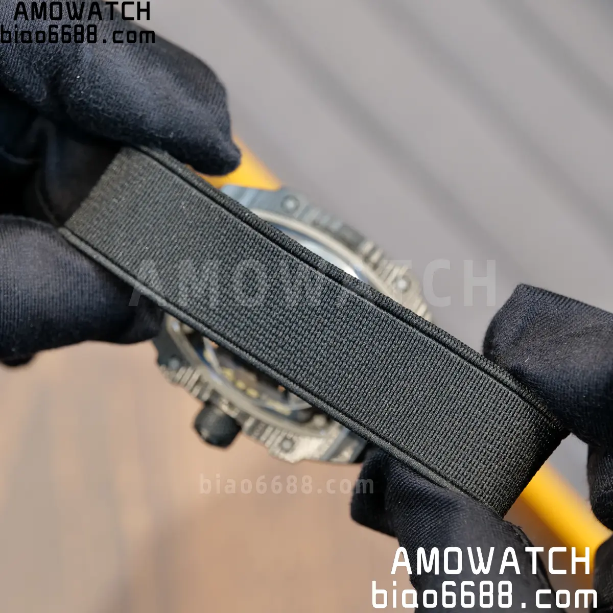 RICHARD MILLE RM67-02 Black NTPT All Black Skeleton Dial on Black Elastic strap CRMA7 Clone V10 91 400d99957bb884a 阿默表行AmoWatch