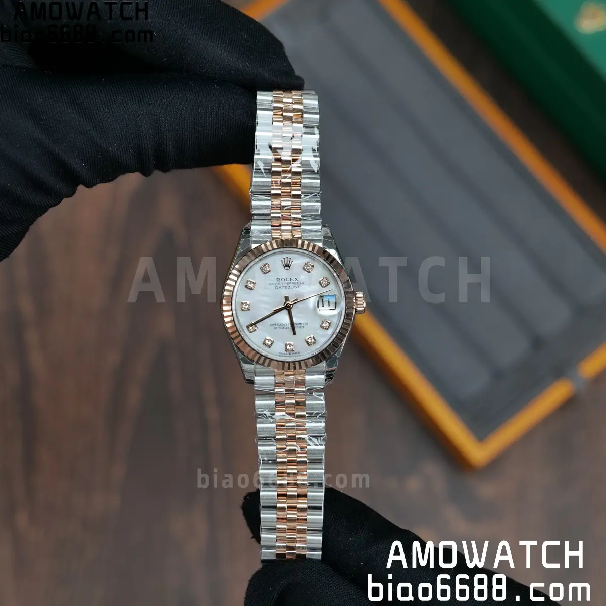 Rolex DateJust 31 278271 THBF 1:1 Best Edition MOP Diamonds Dial on SS/RG Jubilee Bracelet HZ Cal.2236 31 41581b2ea7a2905 AMO Watch